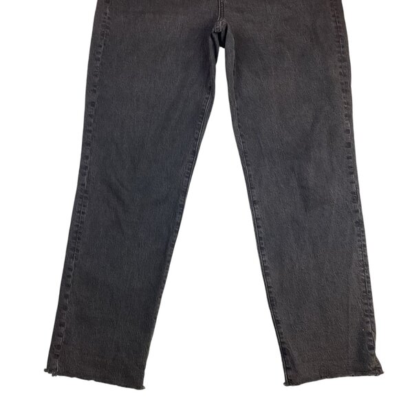 Madewell Womens 29 Tall Curvy Perfect Vintage Straight Jeans Black - Picture 6 of 12